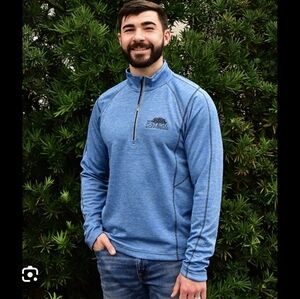 Ogio Endurance Pullover Sweatshirt | Electric Blue Sz L EXC Condition